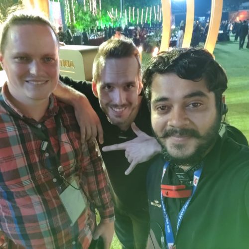 pyroterra LED light programming ABG awards - event ceremony