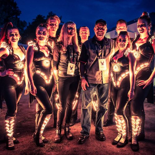 Pyroterra mega show Harley Davidson