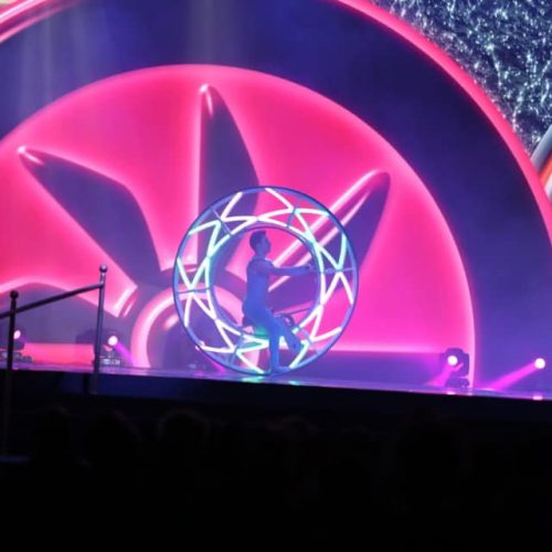 pyroterra LED light programming ABG awards - event ceremony