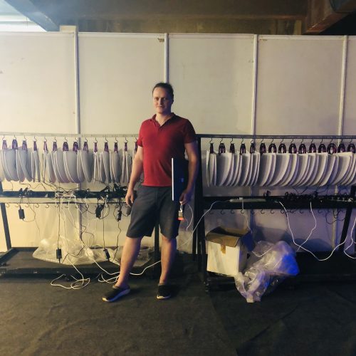 pyroterra LED light programming ABG awards - event ceremony