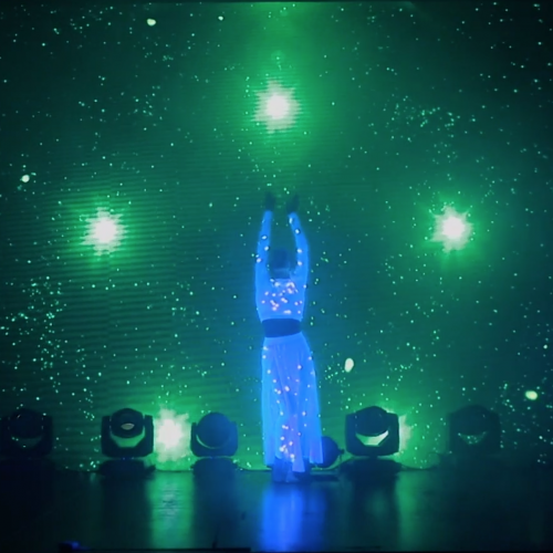 Pyroterra interactive multimedial gymnastics