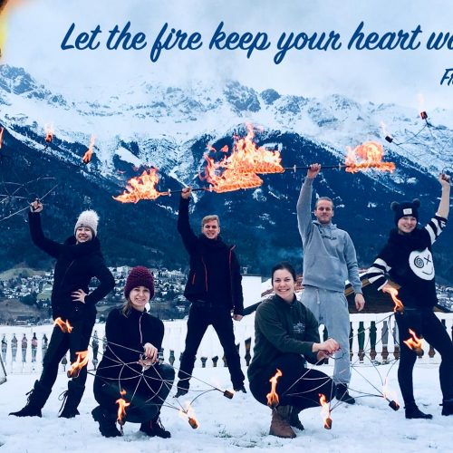 pyroterra ski show austria