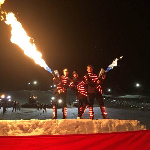 pyroterra ski show austria